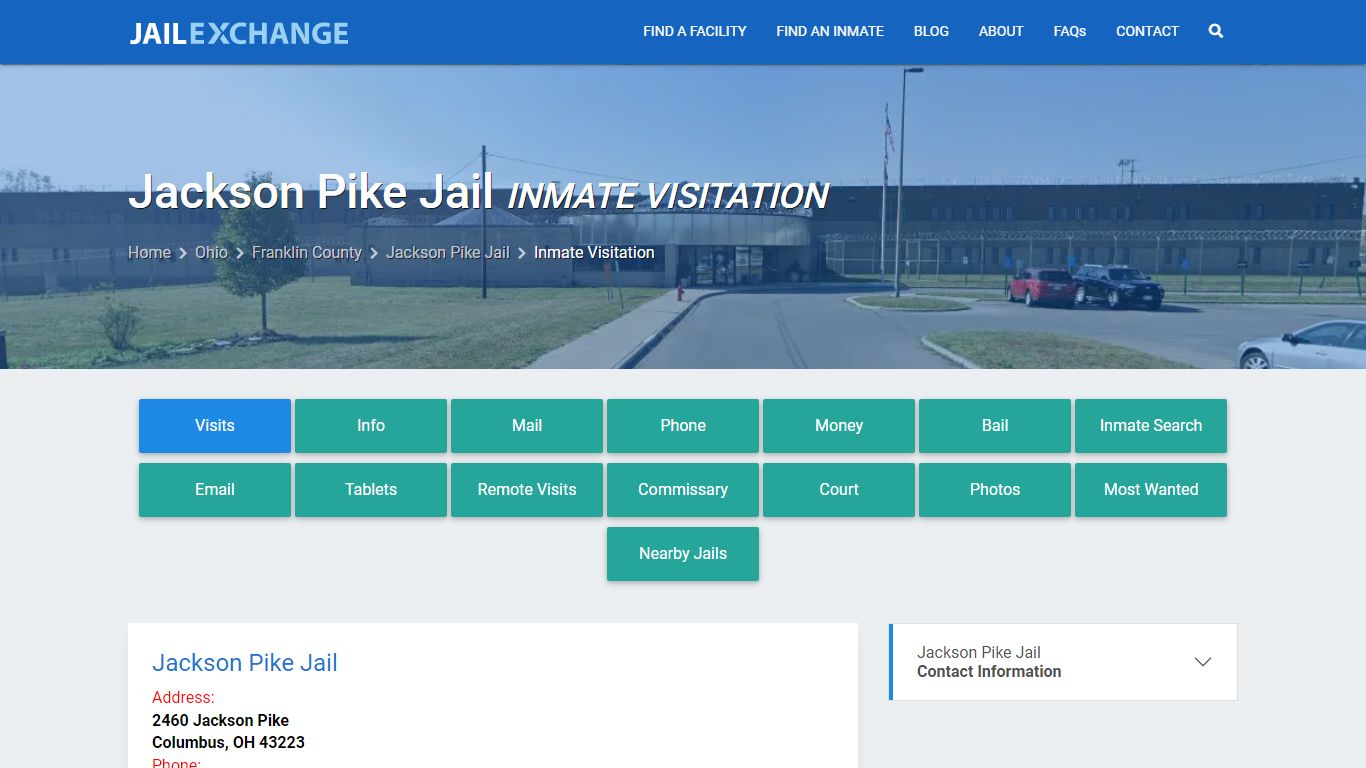 Inmate Visitation - Jackson Pike Jail, OH - Jail Exchange